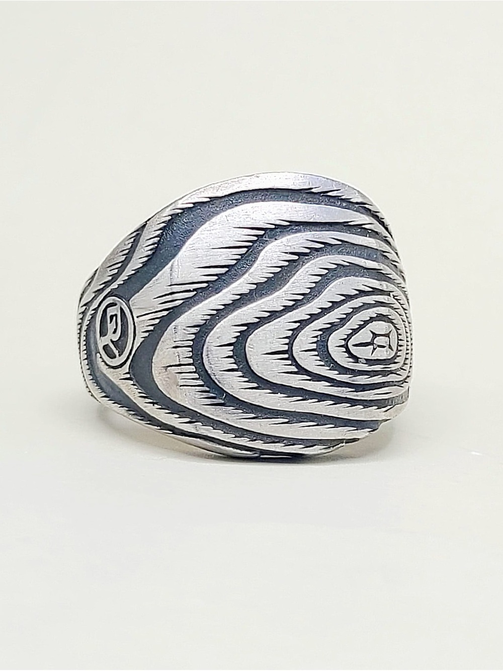 David Yurman Wide Ironwood Signet Ring In Sterling Silver